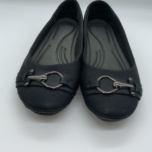 Dominique Nicole Womens Aubree Size 10 W Black Slip On  Flats